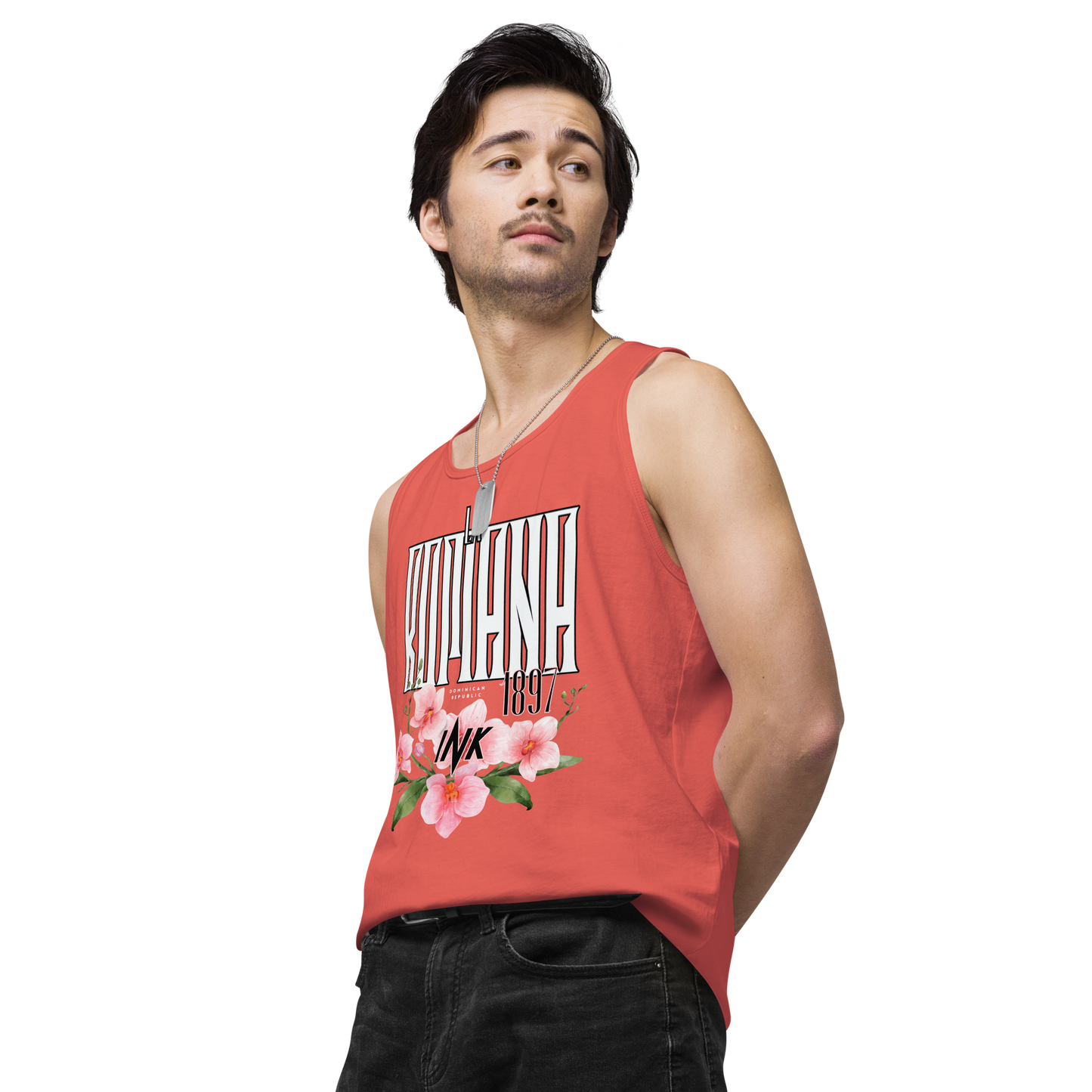 EliteBlend Premium Tank Top with “La Romana, 1897” motif