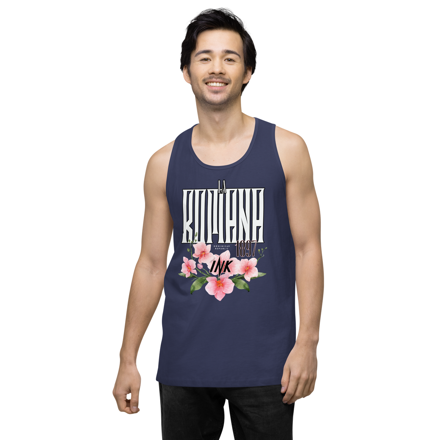 EliteBlend Premium Tank Top with “La Romana, 1897” motif