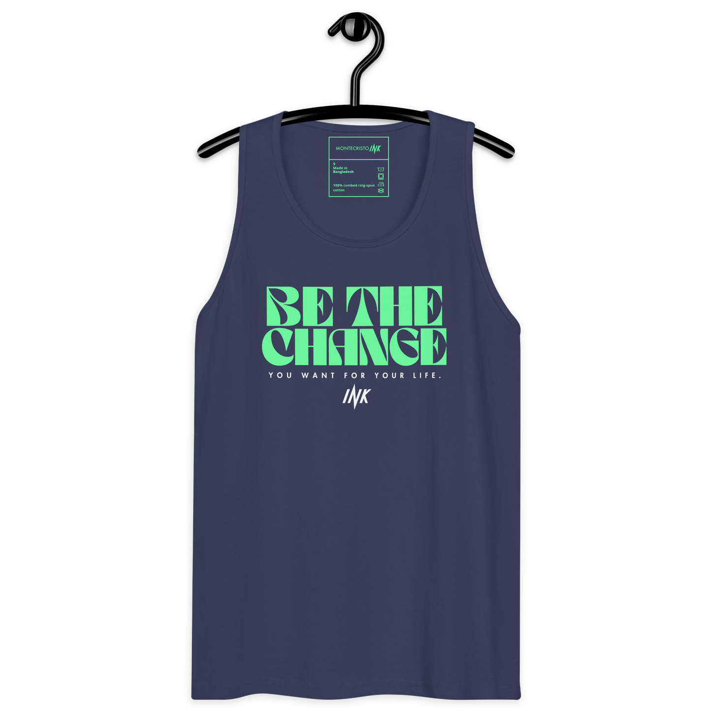 "Be The Change" EliteBlend Premium Tank Top