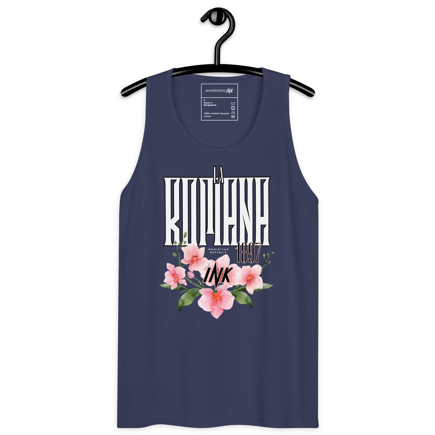 EliteBlend Premium Tank Top with “La Romana, 1897” motif