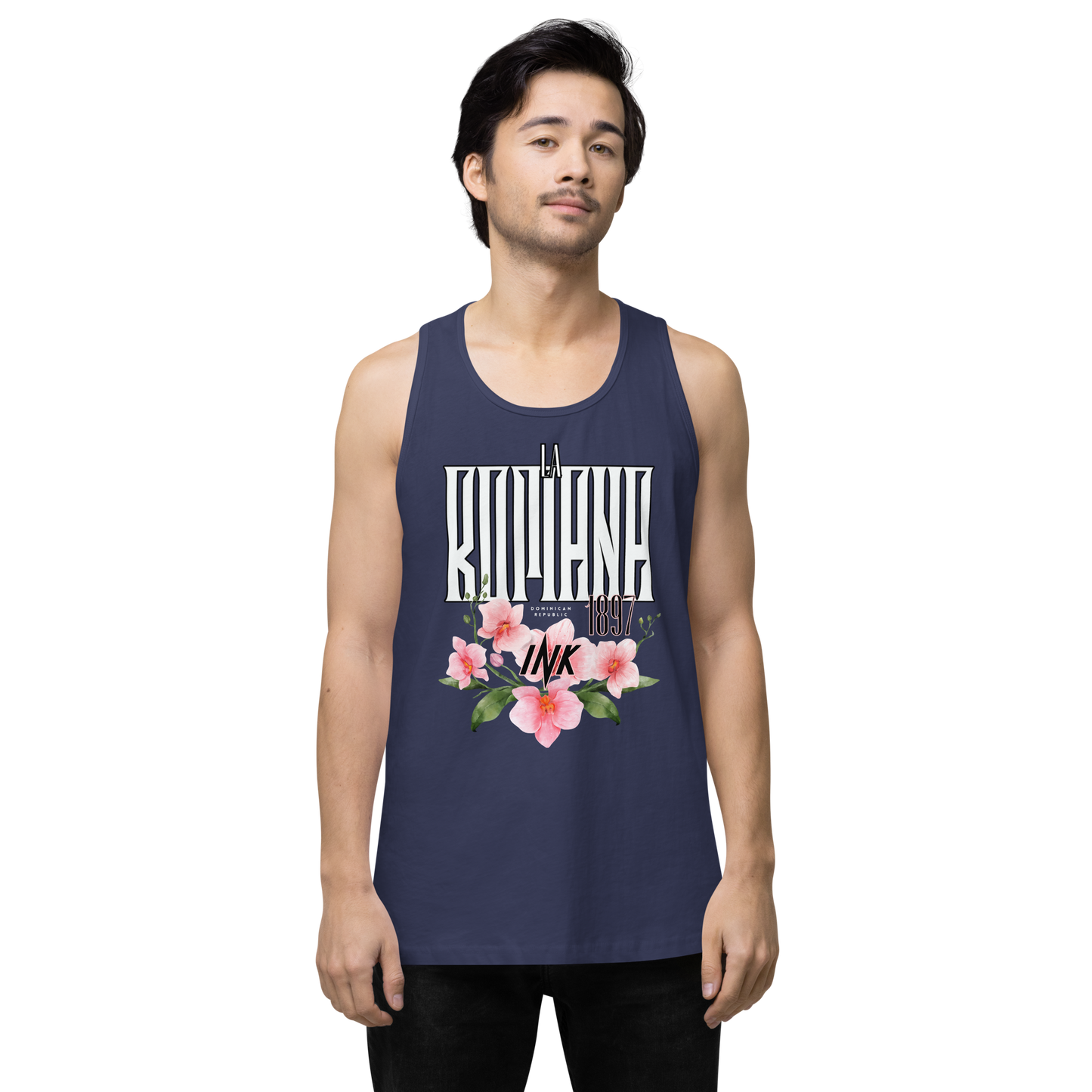 EliteBlend Premium Tank Top with “La Romana, 1897” motif