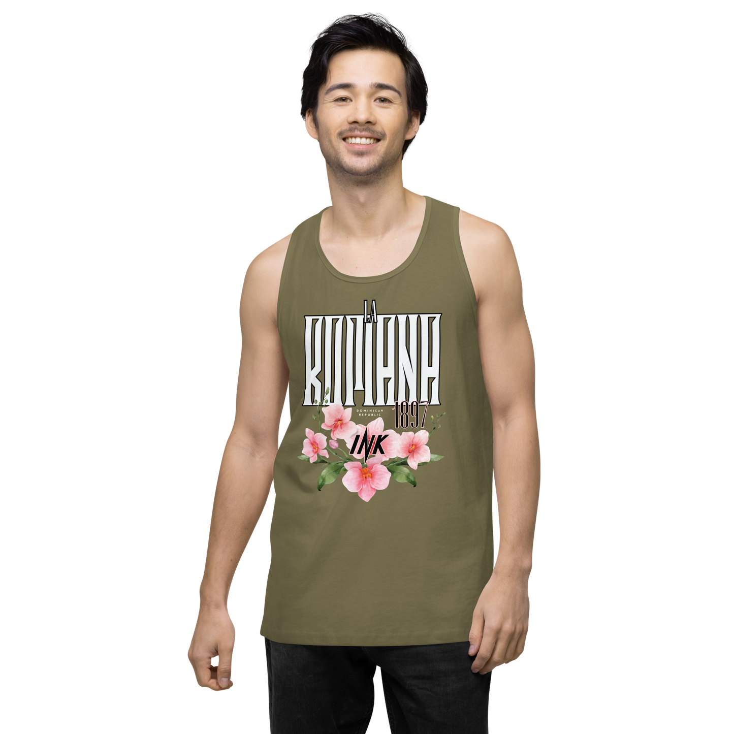 EliteBlend Premium Tank Top with “La Romana, 1897” motif