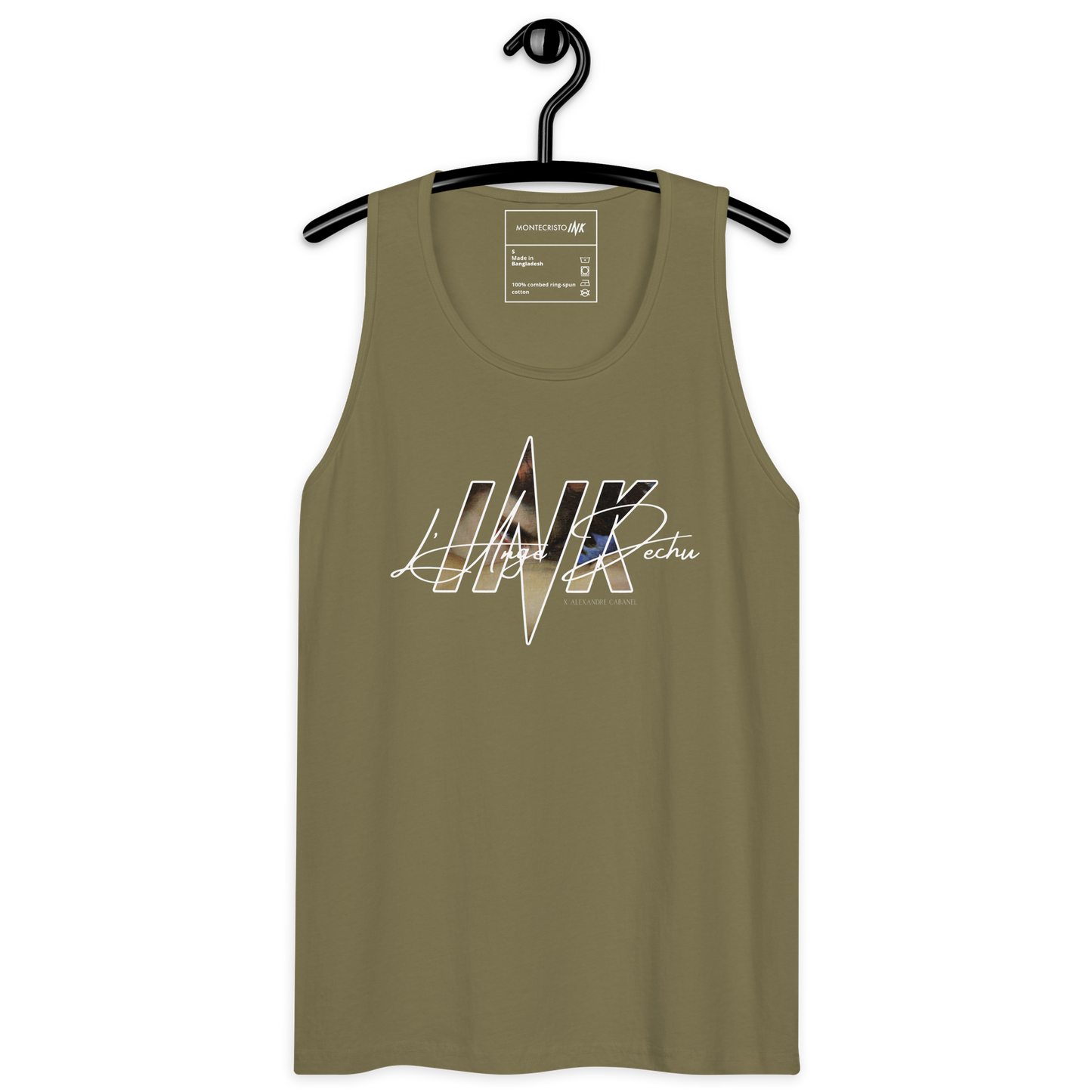 “L'Ange Dechu x Alexandre Cabanel” motif EliteBlend Premium Tank Top