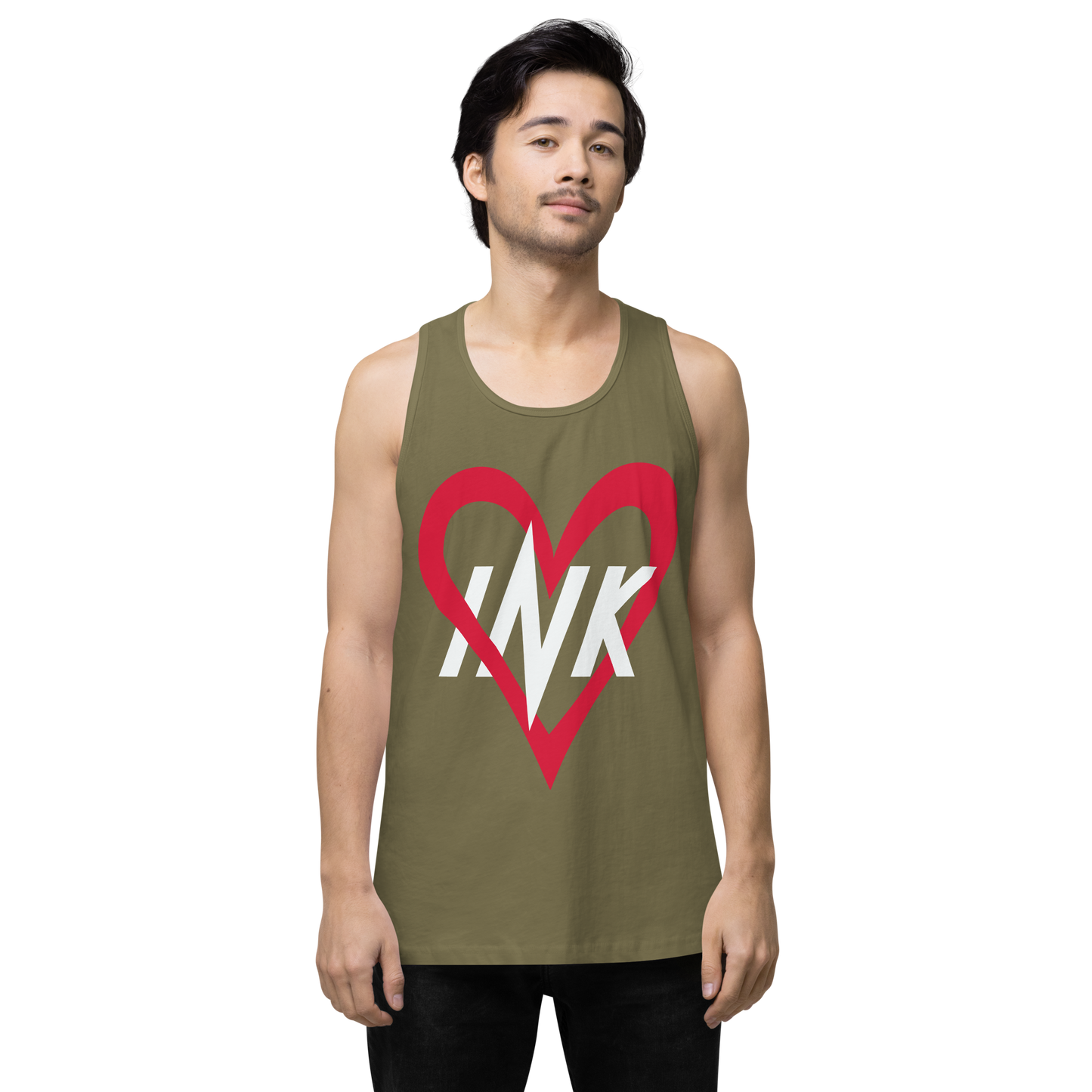 EliteBlend Premium Tank Top with "Ink Love" Iconic motif