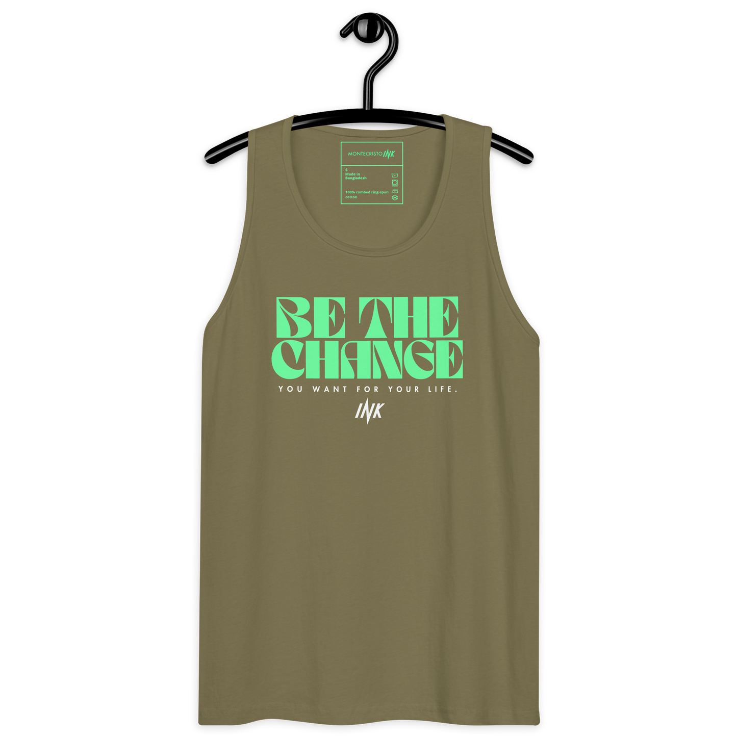 "Be The Change" EliteBlend Premium Tank Top