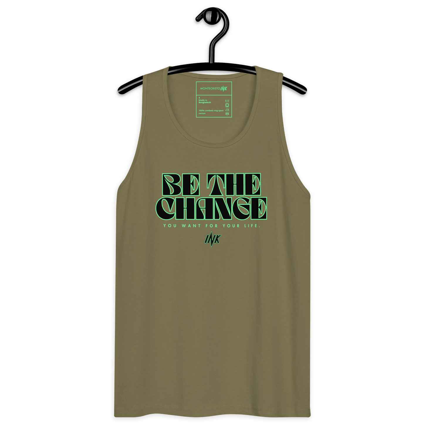 "Be The Change" EliteBlend Premium Tank Top