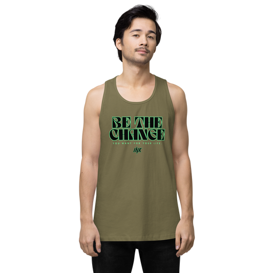 "Be The Change" EliteBlend Premium Tank Top