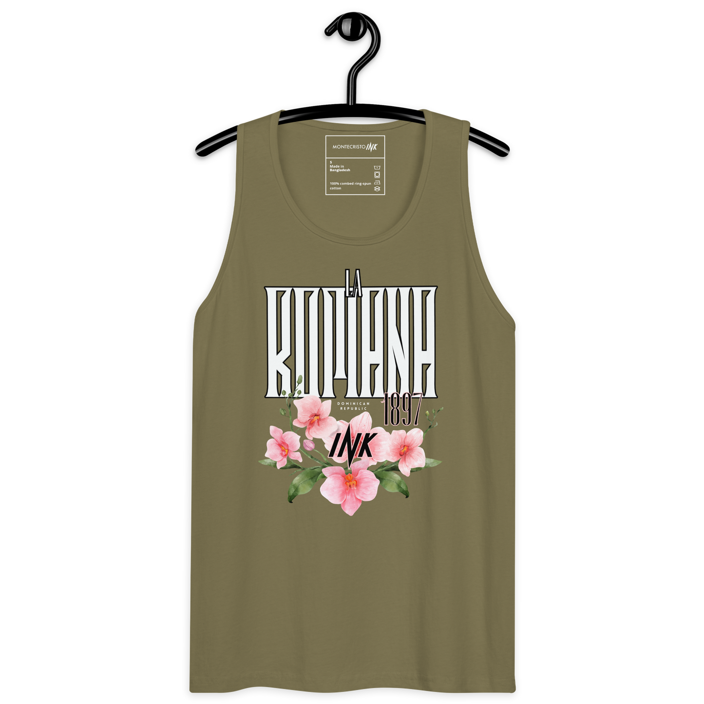 EliteBlend Premium Tank Top with “La Romana, 1897” motif