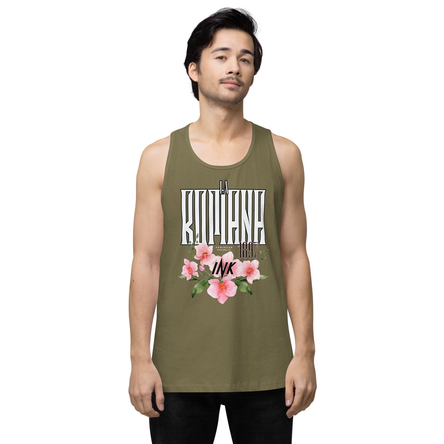 EliteBlend Premium Tank Top with “La Romana, 1897” motif