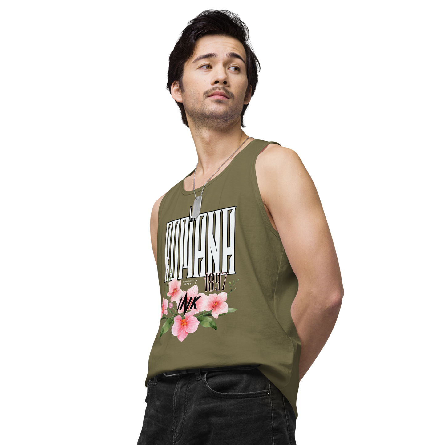 EliteBlend Premium Tank Top with “La Romana, 1897” motif