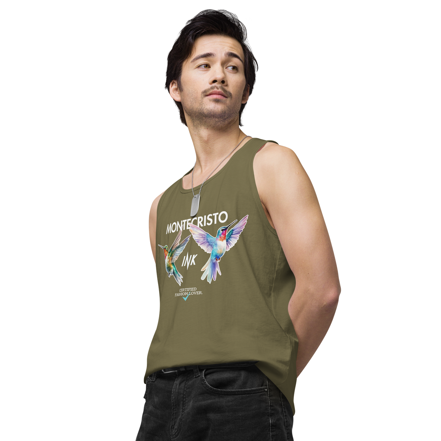 EliteBlend Premium Tank Top with "Certified Fashion Lover" motif