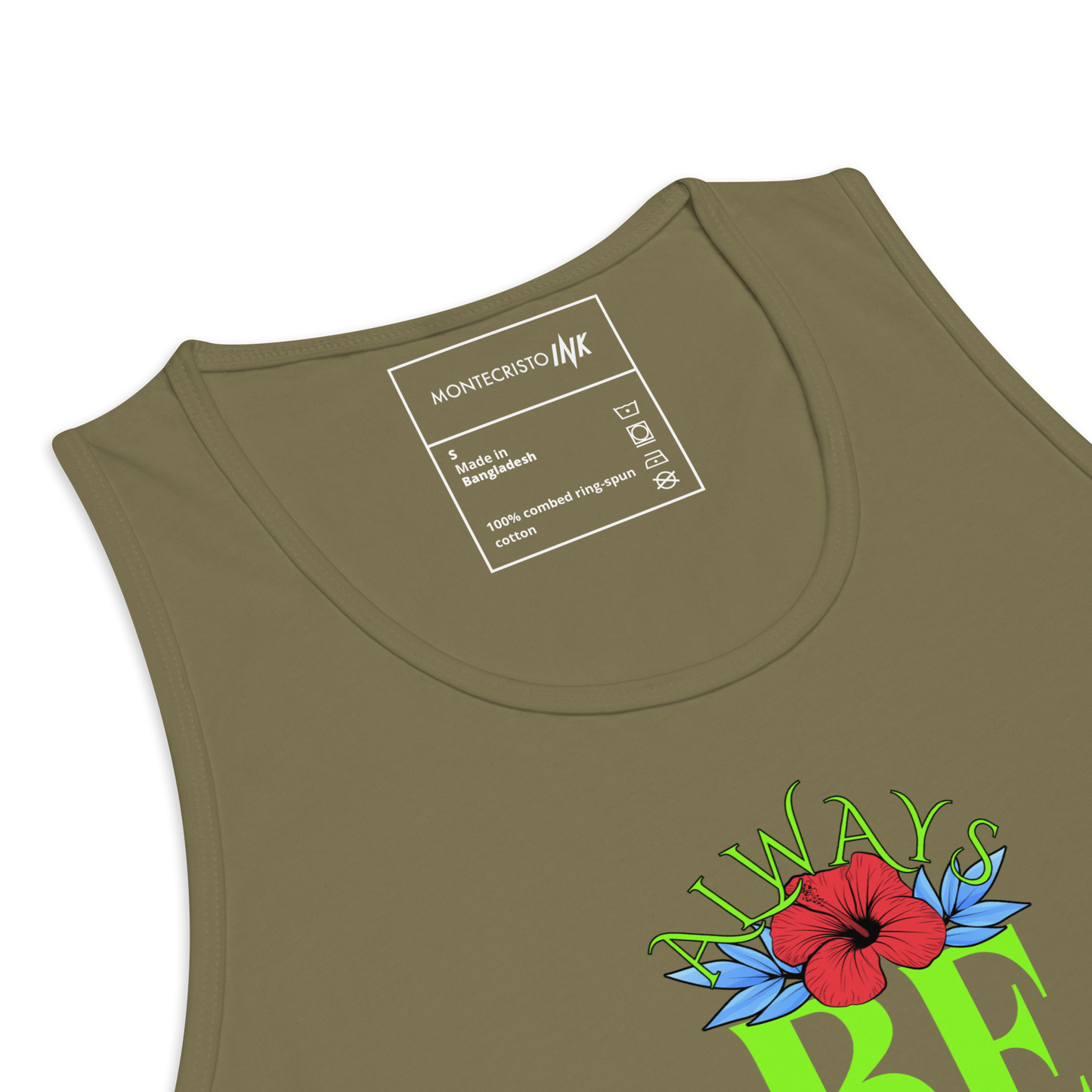 EliteBlend Premium Tank Top with “Always Be Brave” design