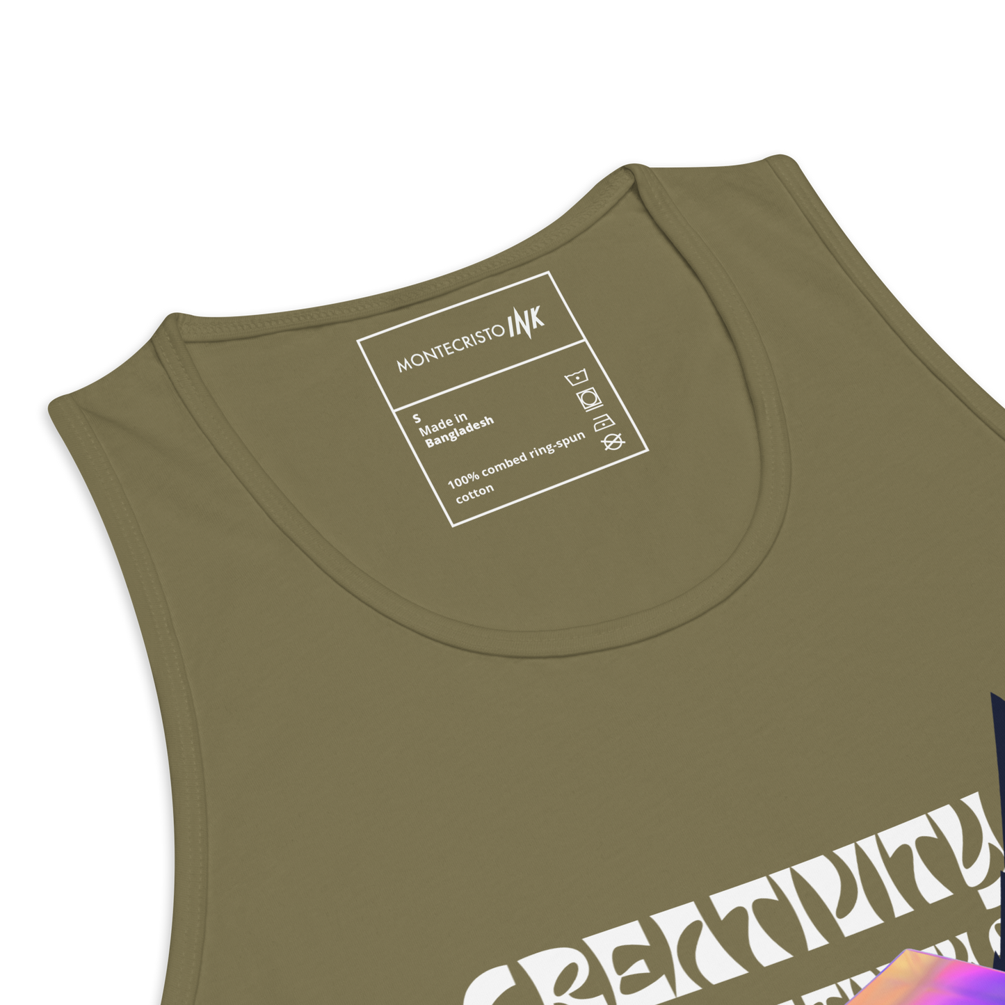 EliteBlend Premium Tank Top with Iconic "Cube of Creativity" print