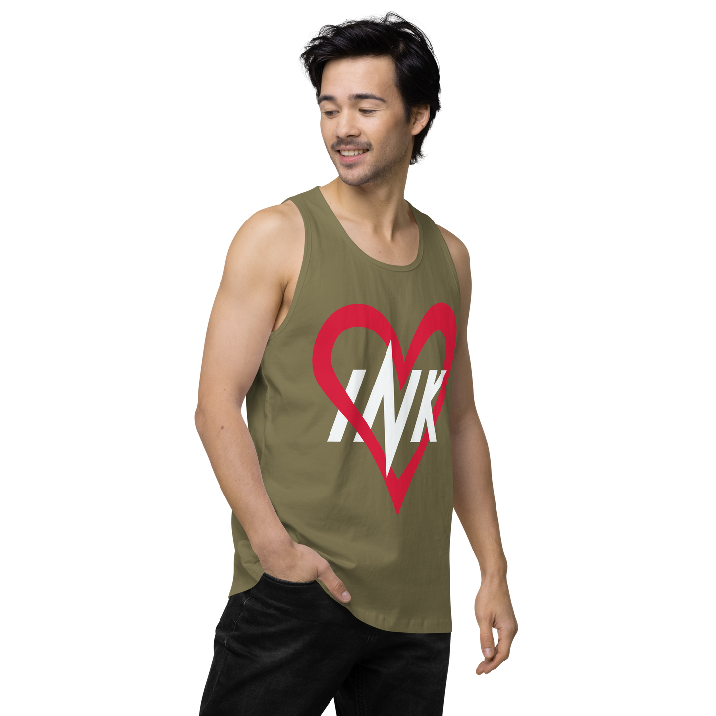 EliteBlend Premium Tank Top with "Ink Love" Iconic motif