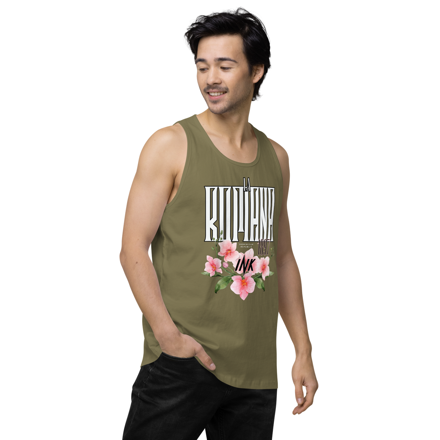 EliteBlend Premium Tank Top with “La Romana, 1897” motif