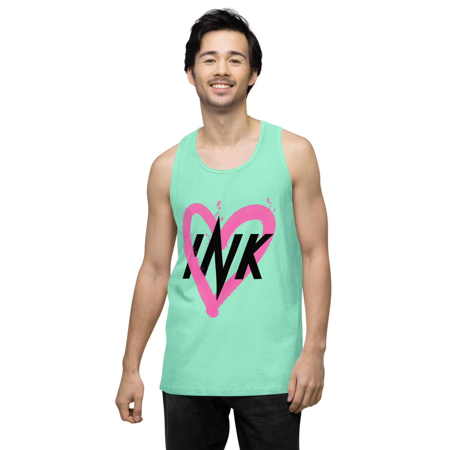 EliteBlend Premium Tank Top with "Ink Heart" Iconic motif