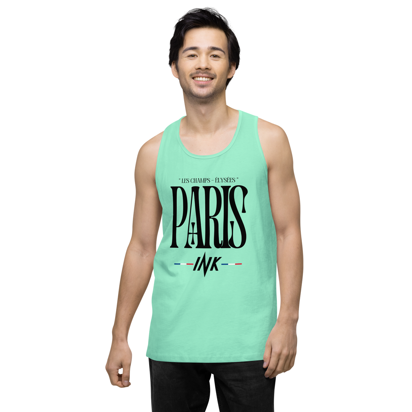 EliteBlend Premium Tank Top with “Arc de Triomphe, Paris” motif