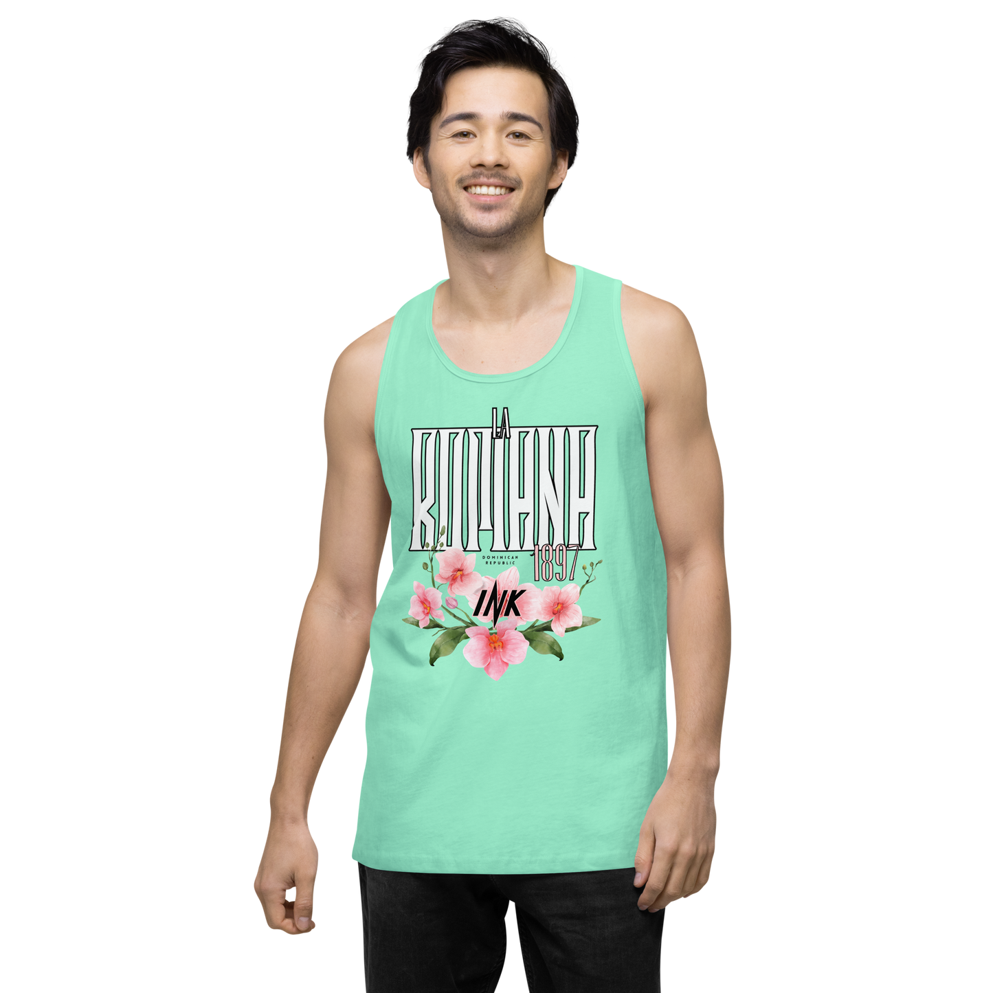 EliteBlend Premium Tank Top with “La Romana, 1897” motif