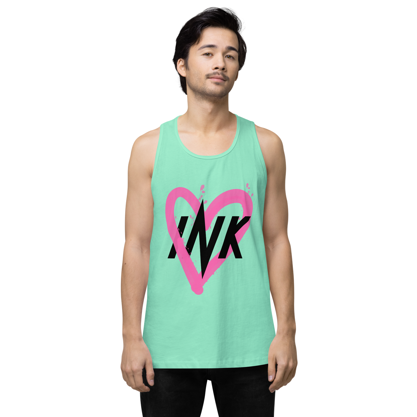 EliteBlend Premium Tank Top with "Ink Heart" Iconic motif