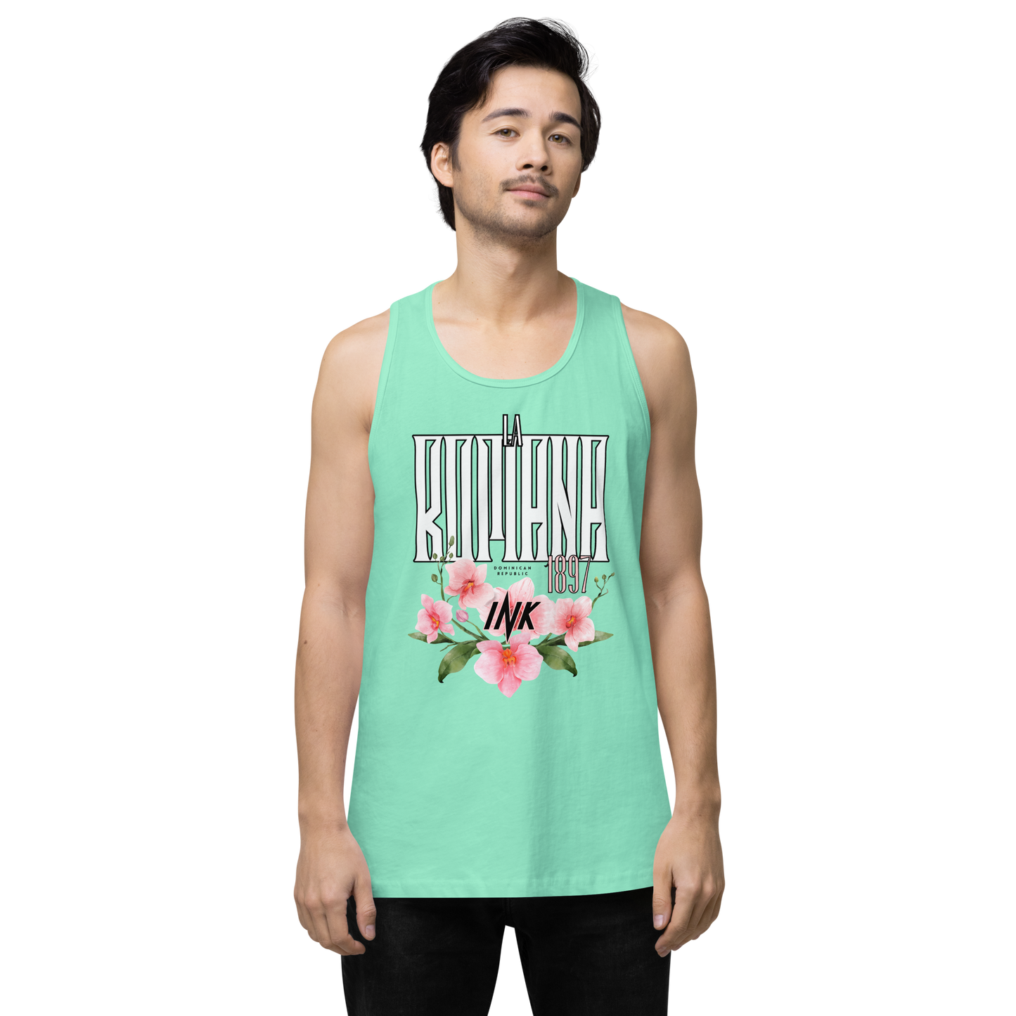 EliteBlend Premium Tank Top with “La Romana, 1897” motif