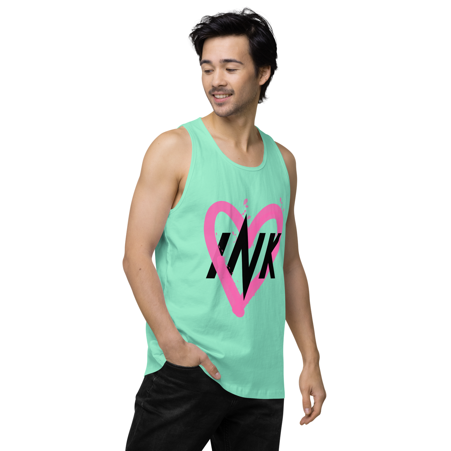 EliteBlend Premium Tank Top with "Ink Heart" Iconic motif