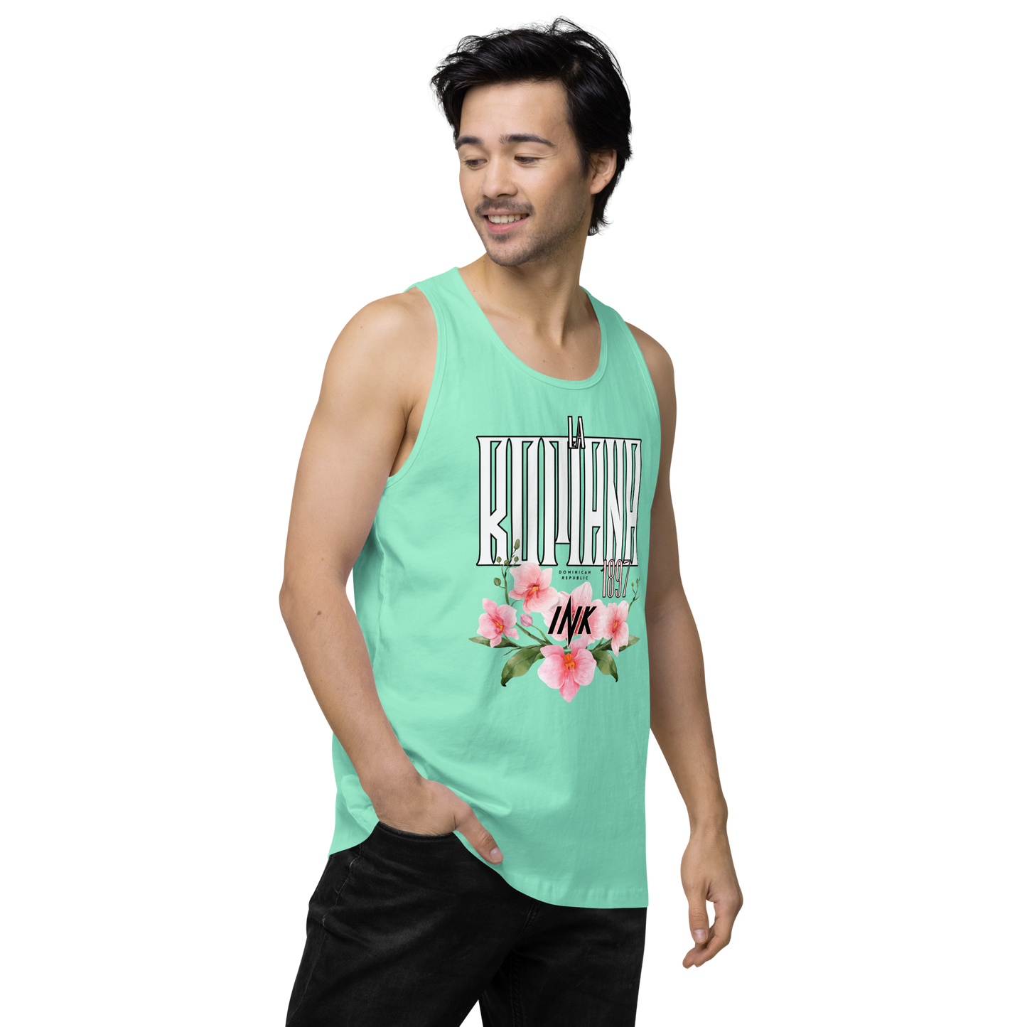 EliteBlend Premium Tank Top with “La Romana, 1897” motif