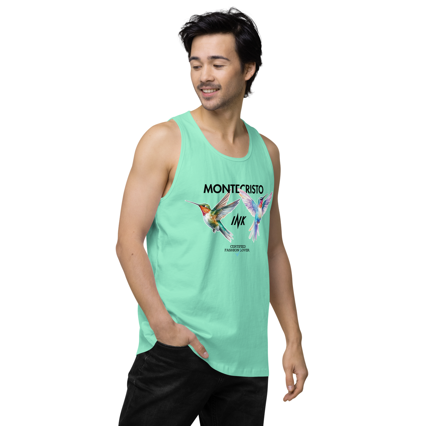 EliteBlend Premium Tank Top with "Certified Fashion Lover" motif