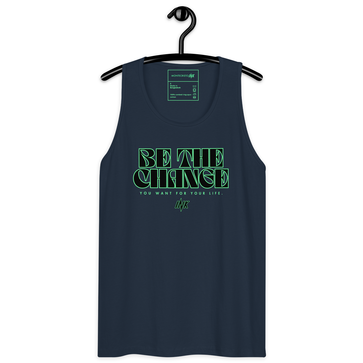 "Be The Change" EliteBlend Premium Tank Top