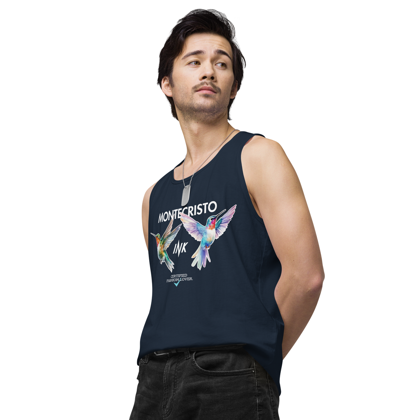 EliteBlend Premium Tank Top with "Certified Fashion Lover" motif