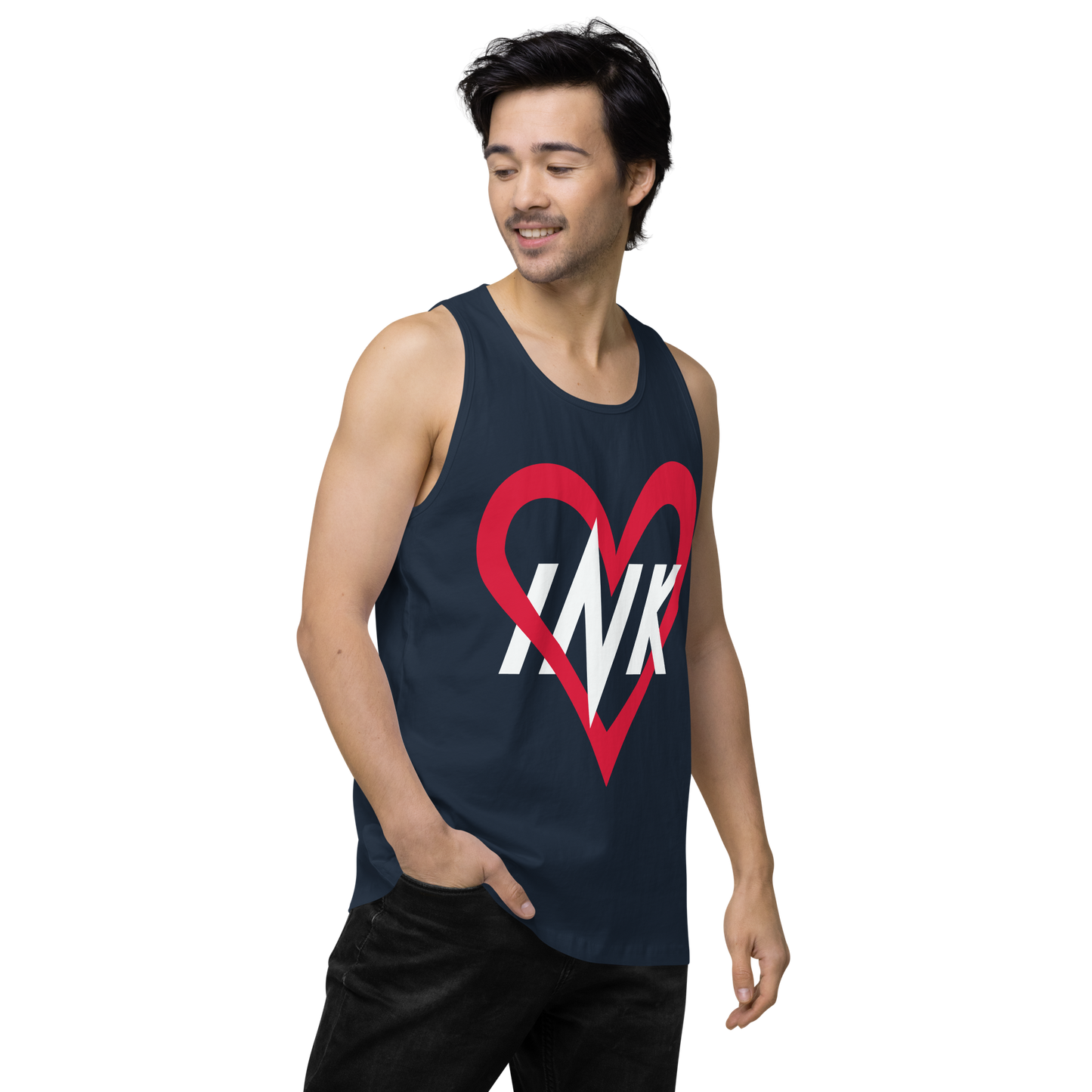 EliteBlend Premium Tank Top with "Ink Love" Iconic motif