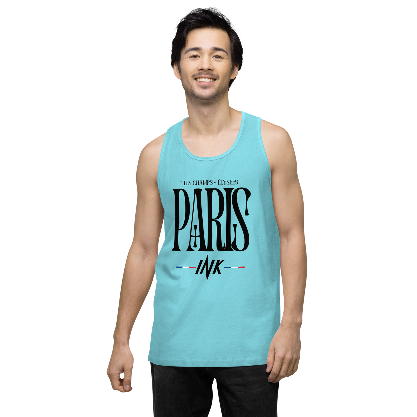 EliteBlend Premium Tank Top with “Arc de Triomphe, Paris” motif