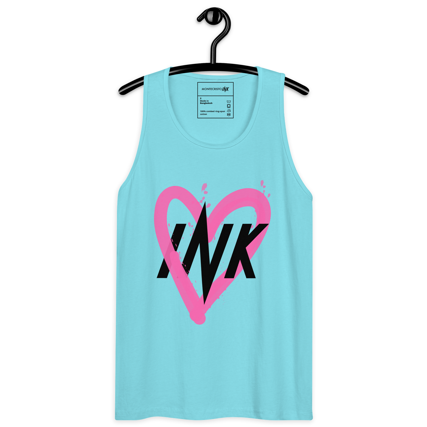 EliteBlend Premium Tank Top with "Ink Heart" Iconic motif