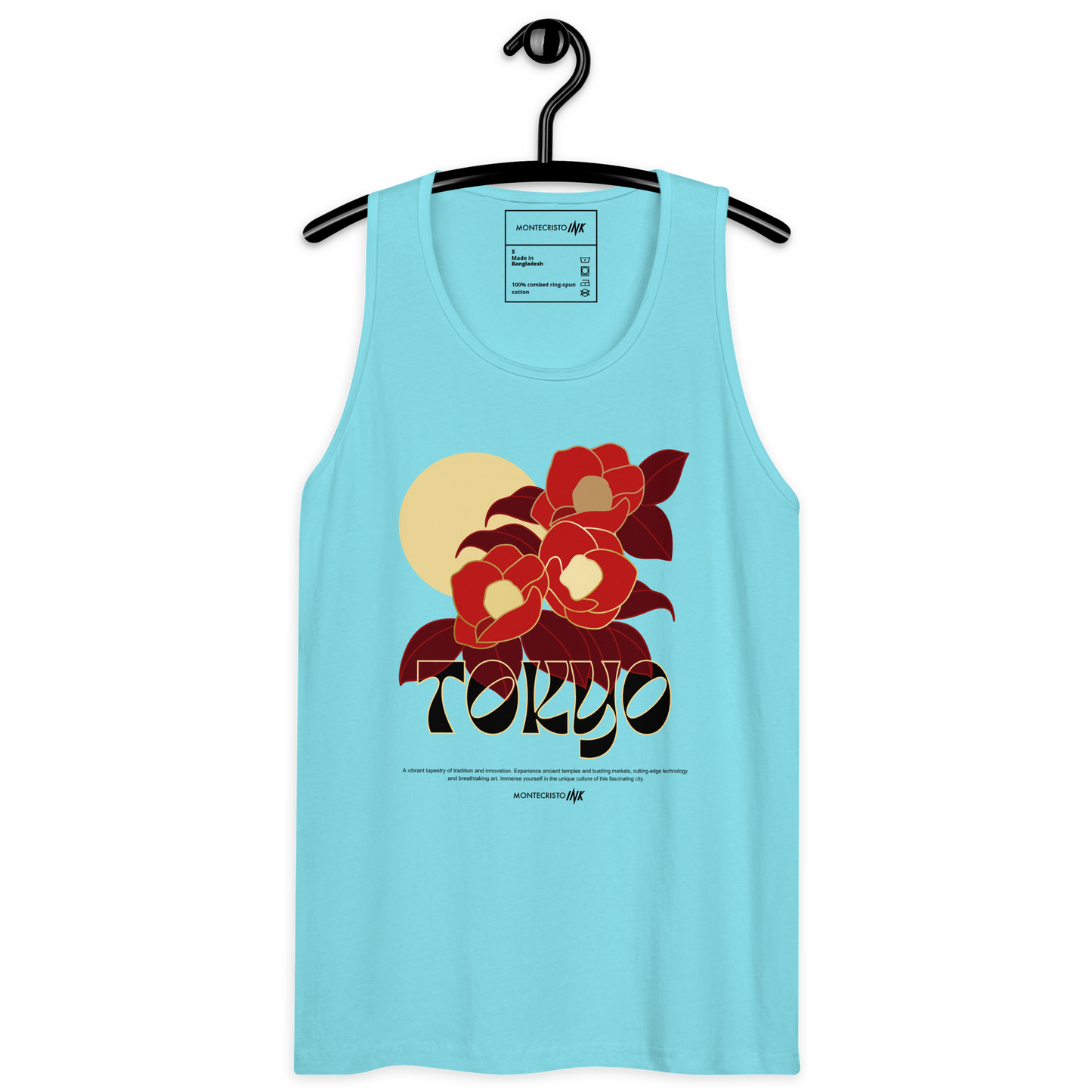 “Tokyo” print EliteBlend Premium Tank Top