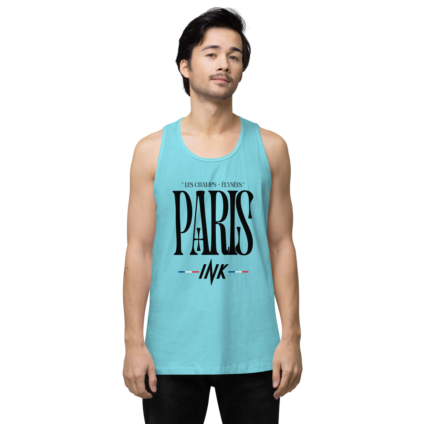 EliteBlend Premium Tank Top with “Arc de Triomphe, Paris” motif