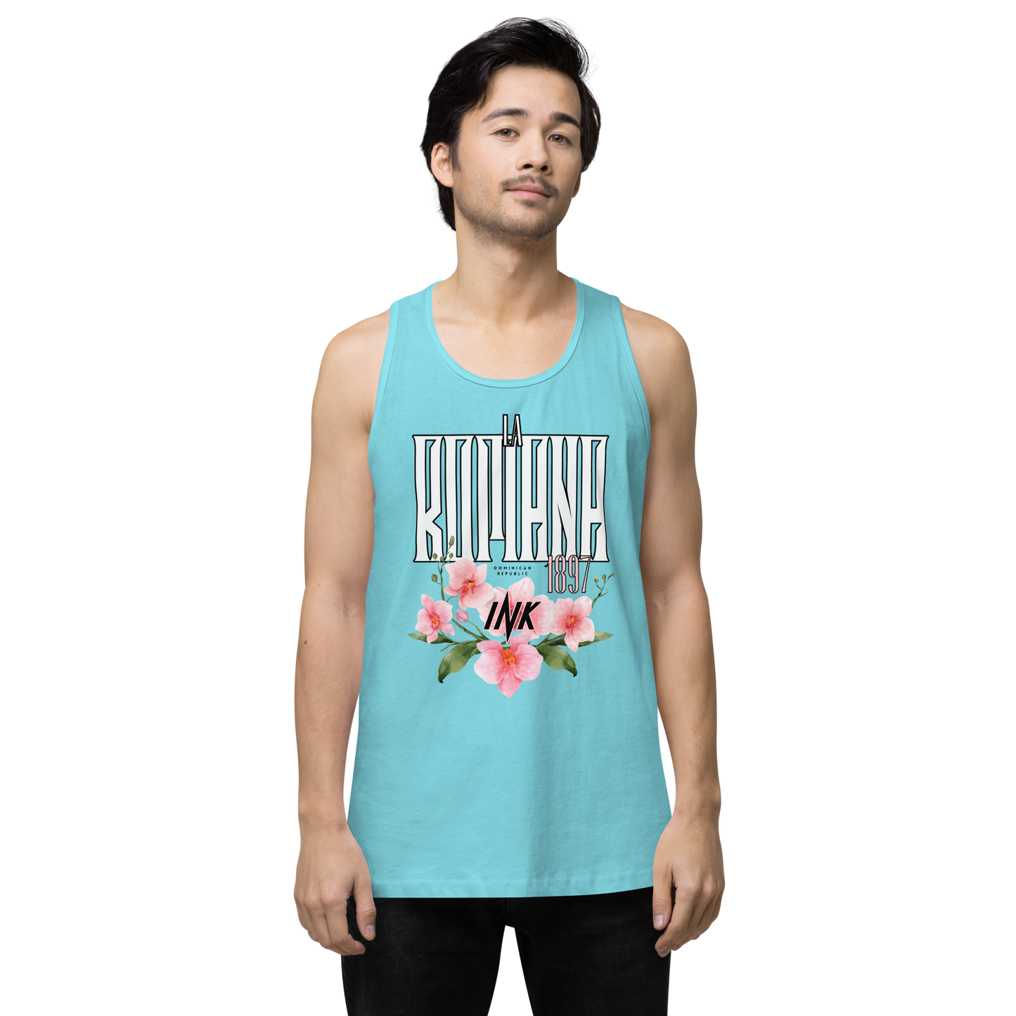 EliteBlend Premium Tank Top with “La Romana, 1897” motif