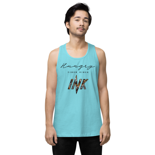 EliteBlend Premium Tank Top with “Hungry Tiger Vibes” print