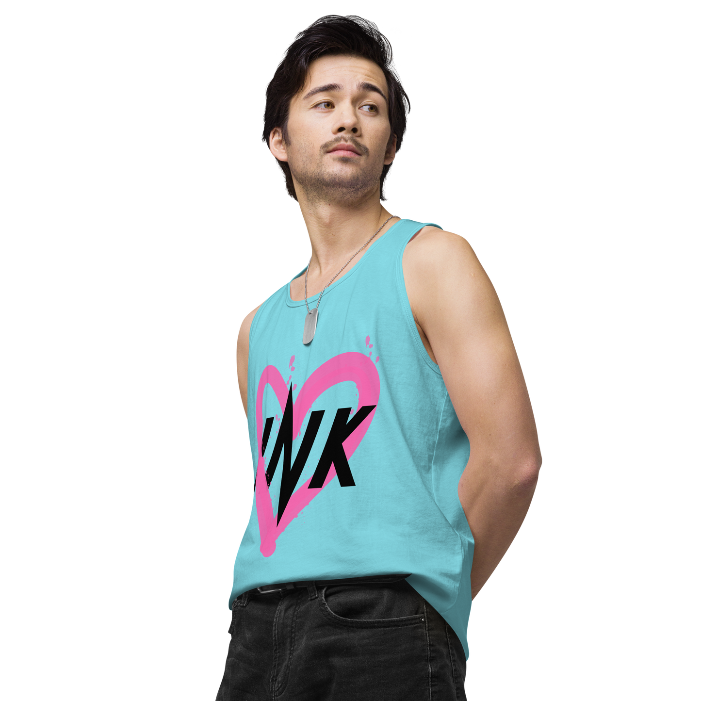 EliteBlend Premium Tank Top with "Ink Heart" Iconic motif