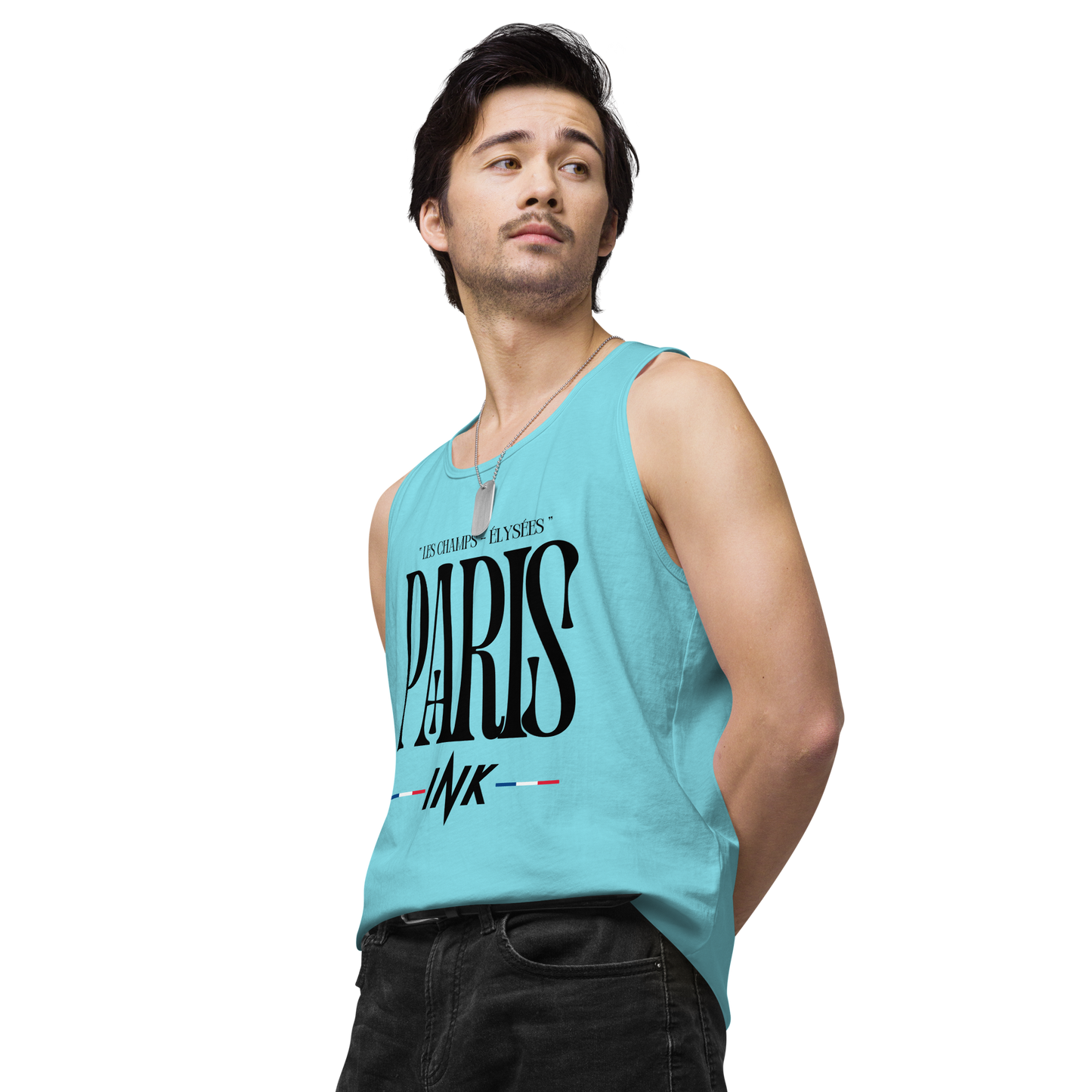 EliteBlend Premium Tank Top with “Arc de Triomphe, Paris” motif