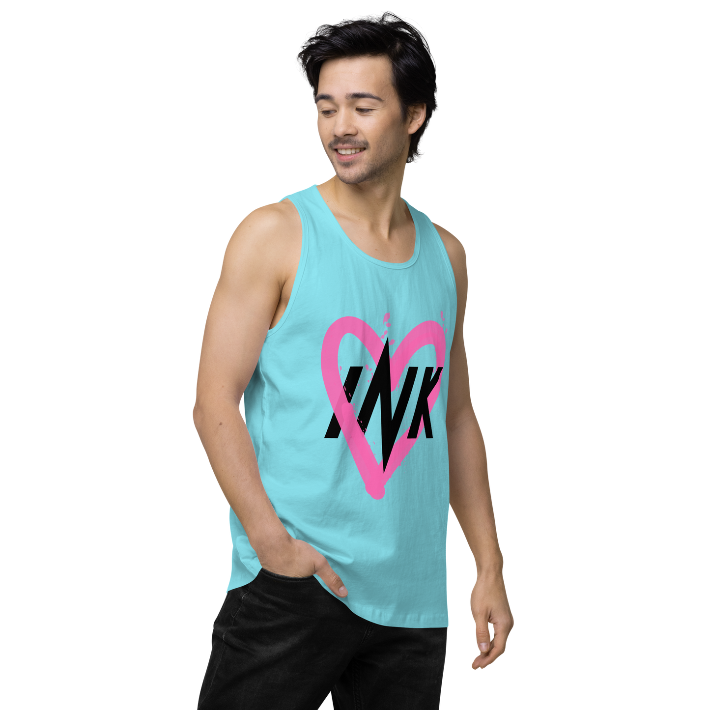 EliteBlend Premium Tank Top with "Ink Heart" Iconic motif