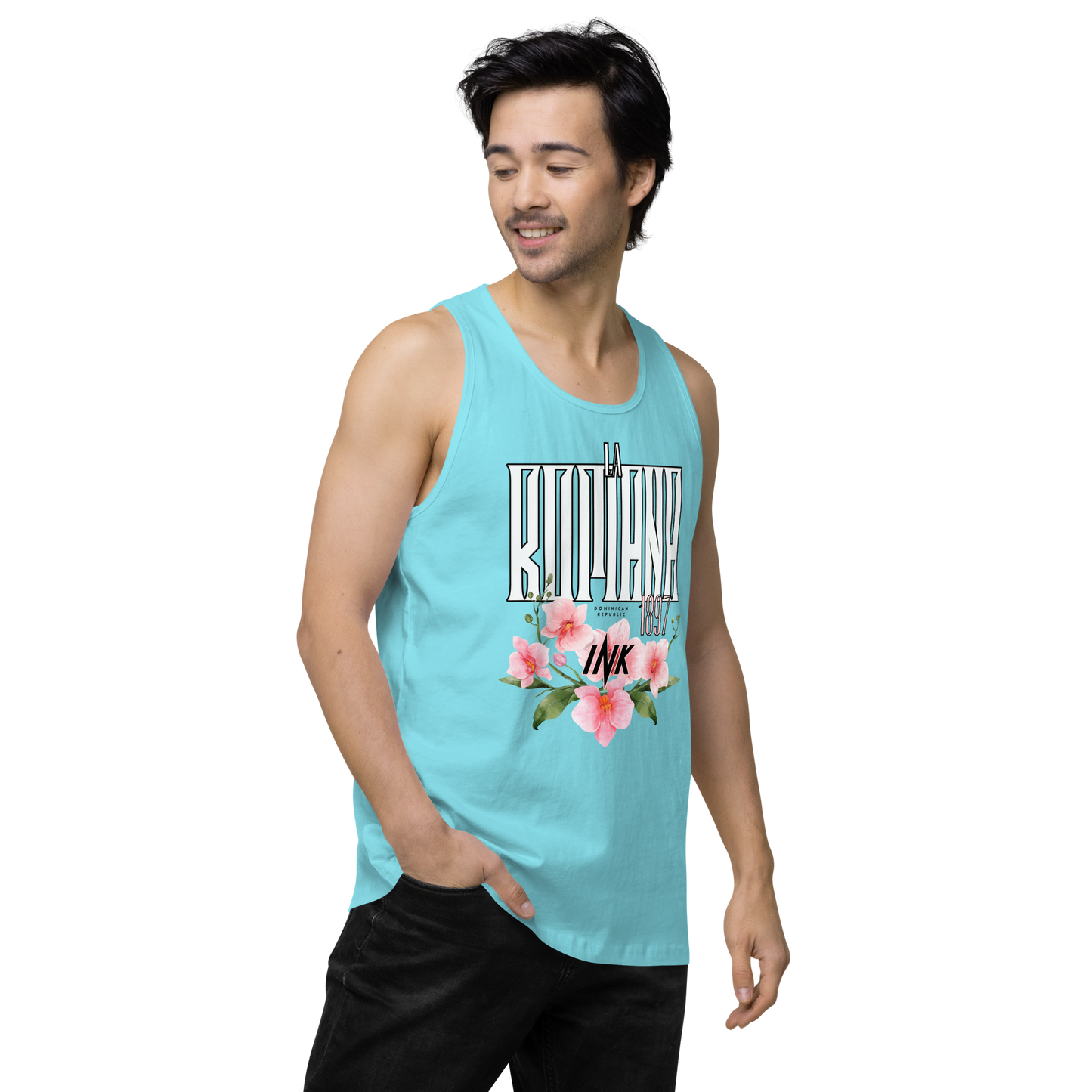 EliteBlend Premium Tank Top with “La Romana, 1897” motif