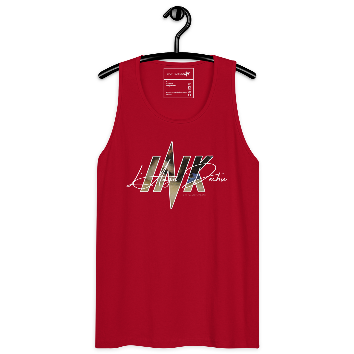 “L'Ange Dechu x Alexandre Cabanel” motif EliteBlend Premium Tank Top