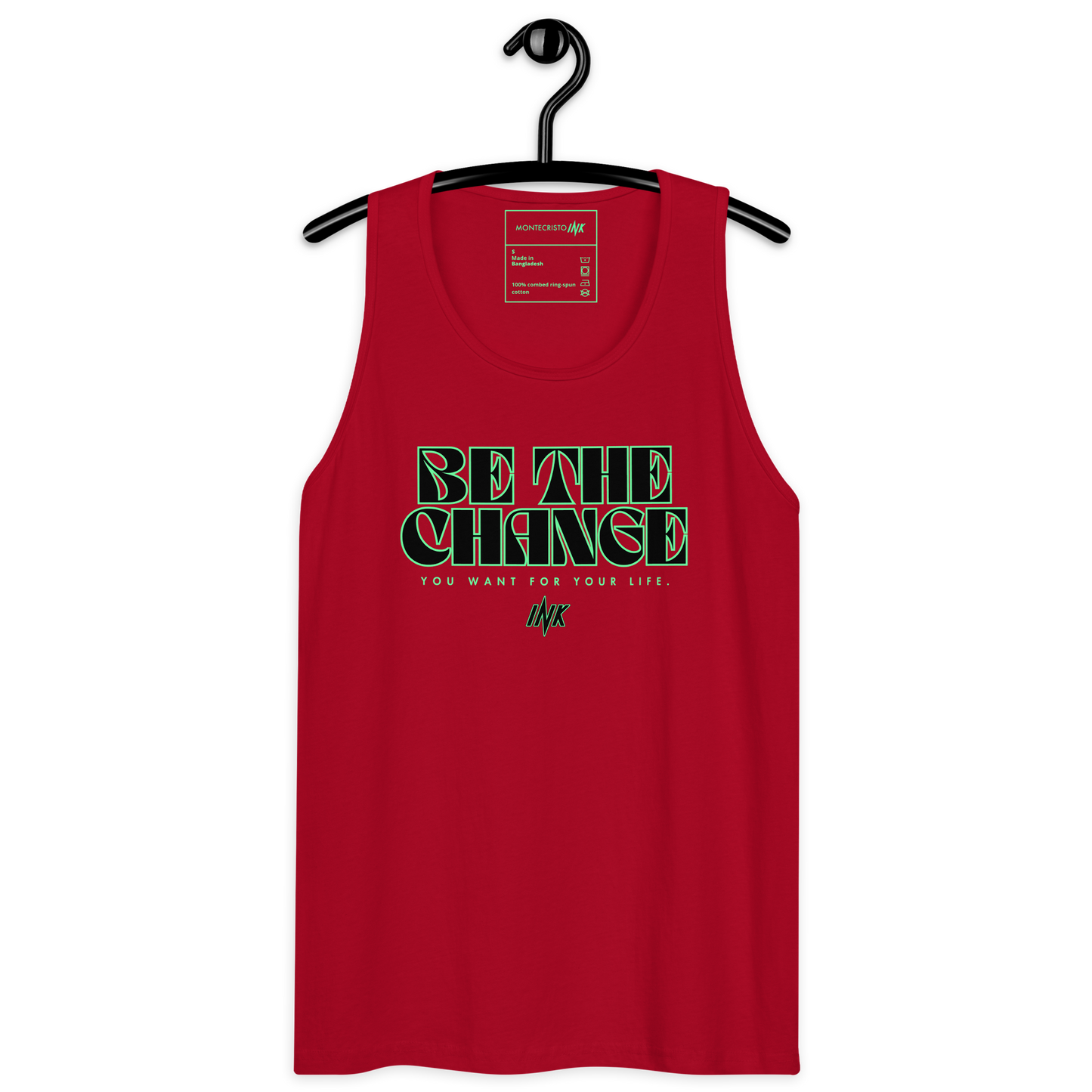 "Be The Change" EliteBlend Premium Tank Top