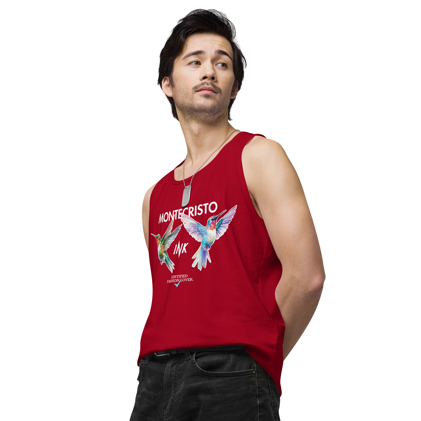 EliteBlend Premium Tank Top with "Certified Fashion Lover" motif