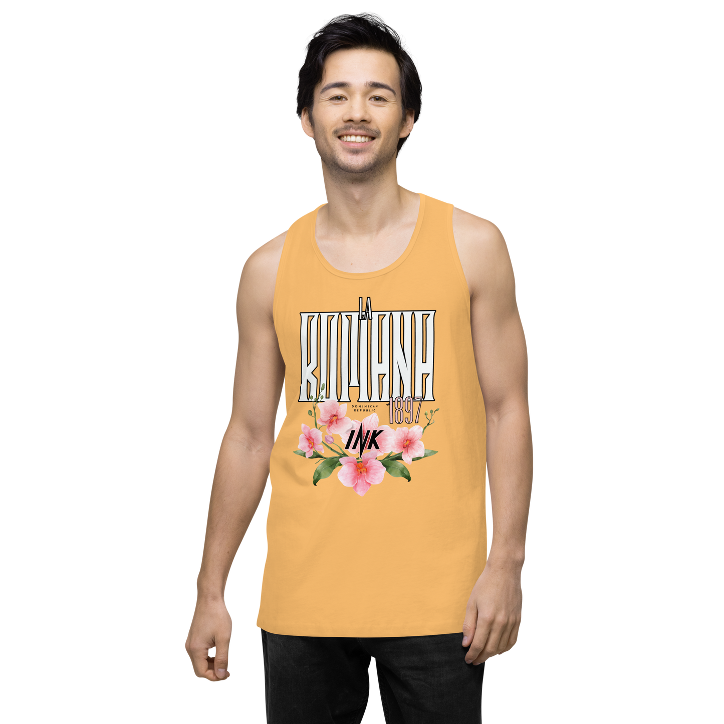 EliteBlend Premium Tank Top with “La Romana, 1897” motif