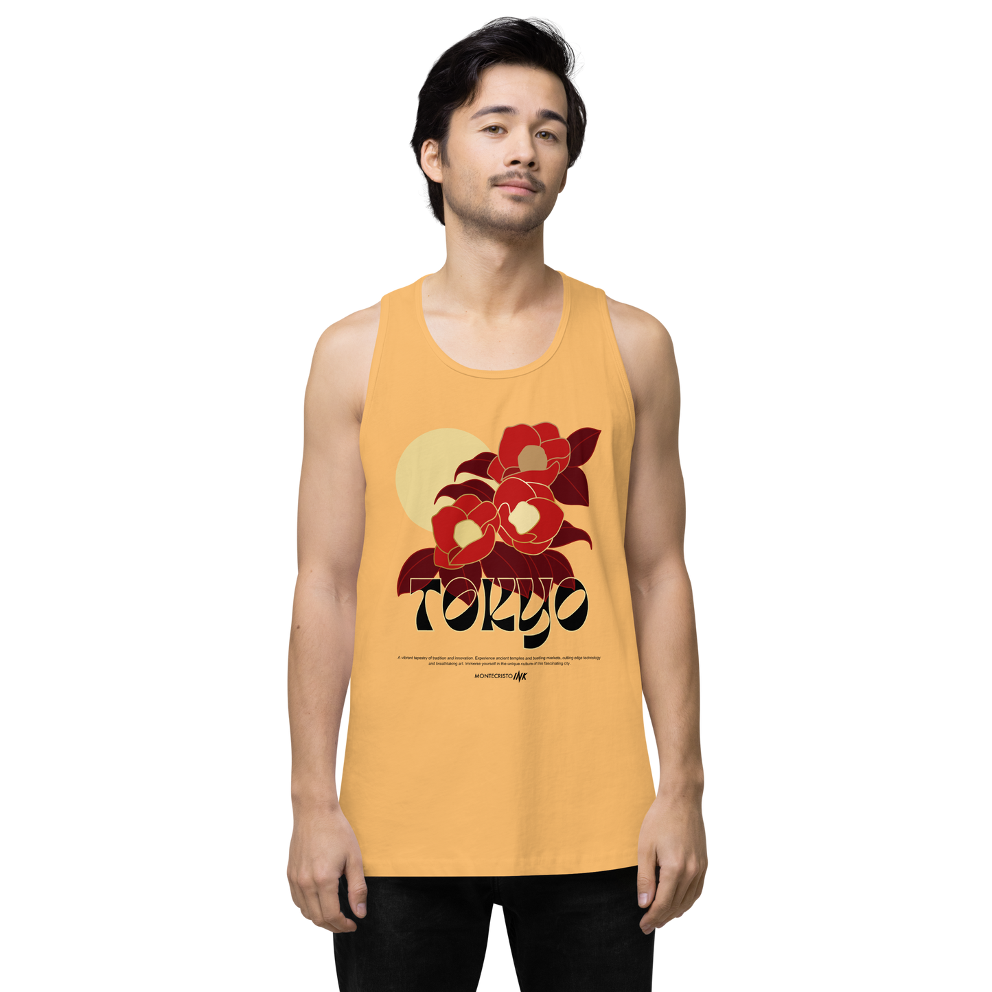 “Tokyo” print EliteBlend Premium Tank Top