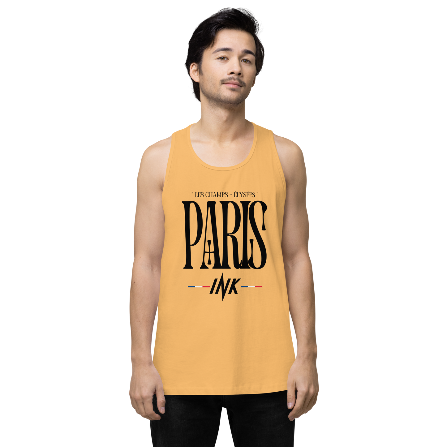 EliteBlend Premium Tank Top with “Arc de Triomphe, Paris” motif