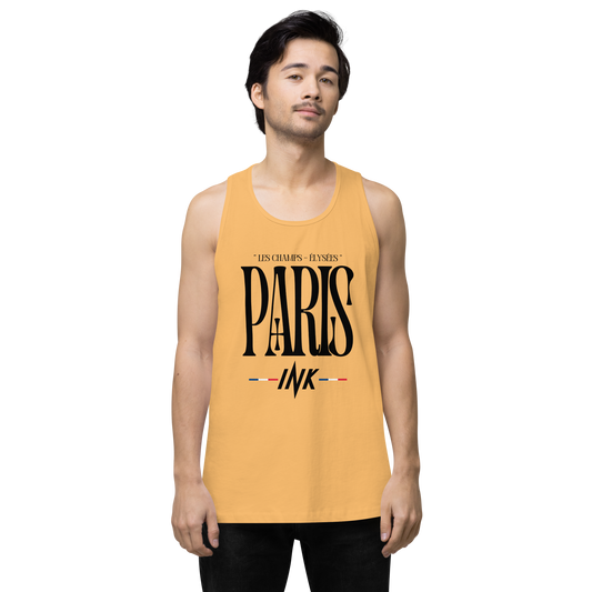 EliteBlend Premium Tank Top with “Arc de Triomphe, Paris” motif