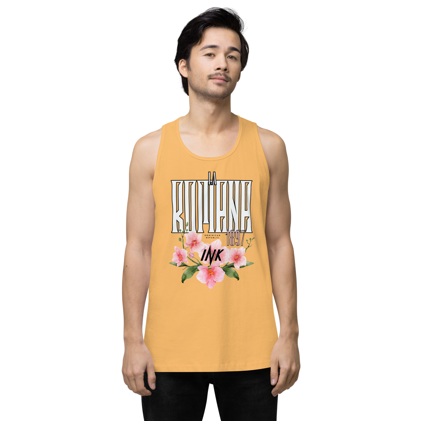 EliteBlend Premium Tank Top with “La Romana, 1897” motif