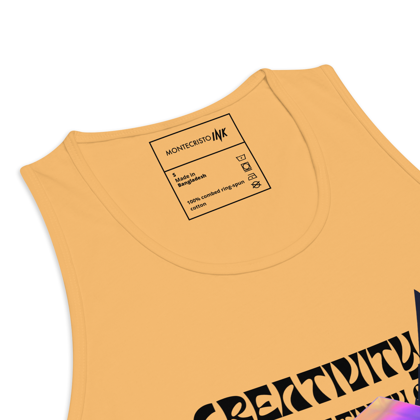 EliteBlend Premium Tank Top with Iconic "Cube of Creativity" print