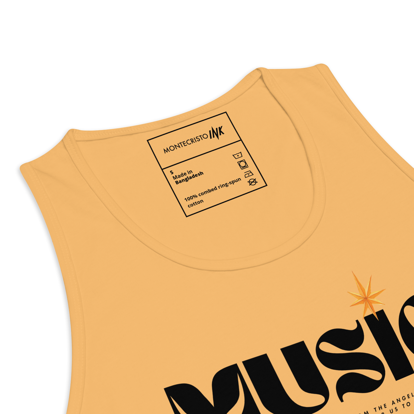 EliteBlend Premium Tank Top with "Music" motif